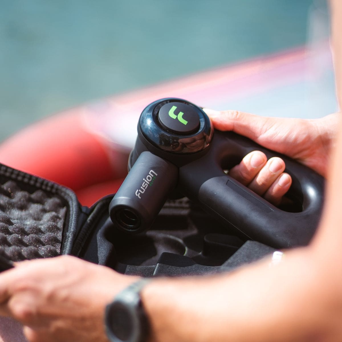 Een Massage Gun Voor Lymfedrainage